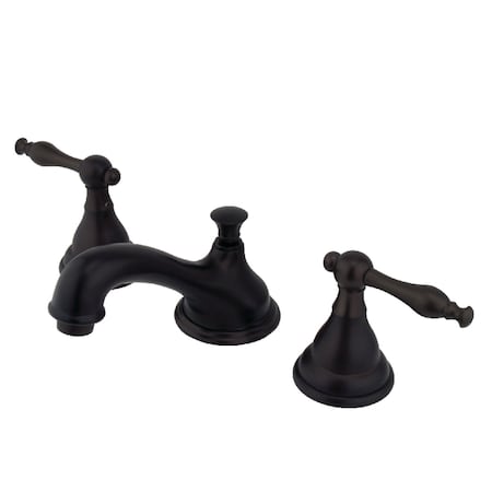 Kingston Brass KS5565NL 8" Widespread Bathroom Faucet, Oil Rubbed Bronze KS5565NL